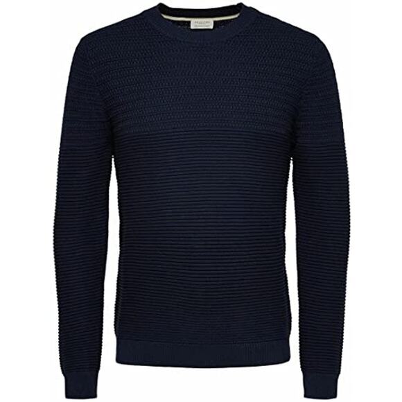 Selected Homme NWT Crew Neck w Noos Sweater Navy Blazer XL - Picture 1 of 6